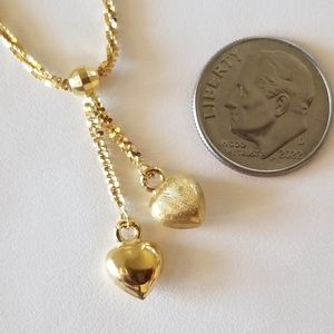 10K Gold Heart Necklace